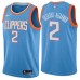 Men's Nike Los Angeles Clippers #2 Shai Gilgeous-Alexander Swingman Blue NBA Jersey - City Edition