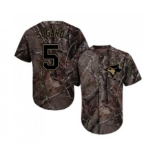 Men's Toronto Blue Jays #5 Eric Sogard Authentic Camo Realtree Collection Flex Base Baseball Jersey