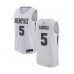 Men's Memphis Grizzlies #5 Bruno Caboclo Authentic White Basketball Jersey - City Edition