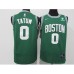 Men's Boston Celtics #0 Jayson Tatum Nike Green Swingman Player Stitched Jersey