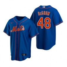 Men's Nike New York Mets #48 Jacob deGrom Royal Alternate Stitched Baseball Jersey