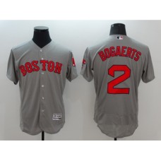 Men's Boston Red Sox #2 Xander Bogaerts Gray Replica Home Stitched Jersey