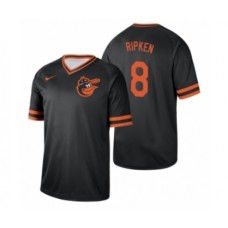 Men's Baltimore Orioles #8 Cal Ripken Jr. Black Cooperstown Collection Legend Stitched Jersey