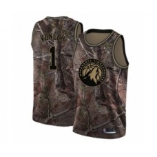 Men's Minnesota Timberwolves #1 Noah Vonleh Swingman Camo Realtree Collection Basketball Stitched Jersey