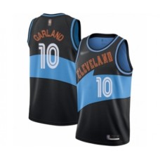 Men's Cleveland Cavaliers #10 Darius Garland Authentic Black Hardwood Classics Finished Basketball Stitched Jersey