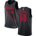 Men's Nike Portland Trail Blazers #50 Caleb Swanigan Swingman Black NBA Jersey - 2018 19 City Edition