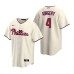 Men's Nike Philadelphia Phillies #4 Scott Kingery Cream Alternate Stitched Baseball Jersey