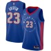 Men's Detroit Pistons #23 Blake Griffin Nike Blue 2020-21 Swingman Player Stitched Jersey