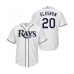 Men's Tampa Bay Rays #20 Tyler Glasnow Replica White Home Cool Base Baseball Jersey