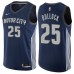 Men's Nike Detroit Pistons #25 Reggie Bullock Swingman Navy Blue NBA Jersey - City Edition