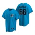 Men's Nike Miami Marlins #66 Jarlin Garcia Blue Alternate Stitched Baseball Jersey