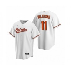 Men's Baltimore Orioles #11 Jose Iglesias Nike White 2020 Replica Home Stitched Jersey