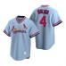 Men's Nike St. Louis Cardinals #4 Yadier Molina Light Blue Cooperstown Collection Road Stitched Baseball Jersey