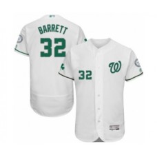 Men's Washington Nationals #32 Aaron Barrett White Celtic Flexbase Authentic Collection Baseball Player Stitched Jersey