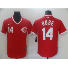 Men's Nike Cincinnati Reds #14 Pete Rose Red Authentic Stitched Jersey