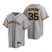 Men's Nike San Francisco Giants #35 Brandon Crawford Gray Road Stitched Baseball Jersey