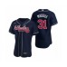 Men's Atlanta Braves #31 Greg Maddux Nike Navy Authentic 2020 Alternate Stitched Jersey