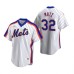 Men's Nike New York Mets #32 Steven Matz White Cooperstown Collection Home Stitched Baseball Jersey