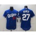 Men's Los Angeles Dodgers #27 Trevor Bauer Blue Nike Home Alternate Official Replica Player Stitched Jersey