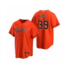 Men's Baltimore Orioles #39 Renato Nunez Nike Orange 2020 Replica Alternate Stitched Jersey