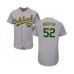 Men's Oakland Athletics #52 Ryan Buchter Grey Road Flex Base Authentic Collection Baseball Player Stitched Jersey