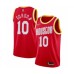 Men's Houston Rockets #10 Eric Gordon Authentic Red Hardwood Classics Finished Basketball Stitched Jersey