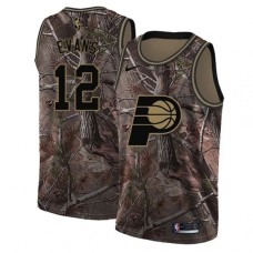 Men's Nike Indiana Pacers #12 Tyreke Evans Swingman Camo Realtree Collection NBA Jersey