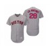 Men's 2019 Mothers Day J.D. Martinez Boston Red Sox #28 Gray Flex Base Road Stitched Jersey