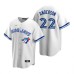 Men's Nike Toronto Blue Jays #22 Chase Anderson White Cooperstown Collection Home Stitched Baseball Jersey