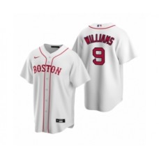 Men's Boston Red Sox #9 Ted Williams Nike White Replica Alternate Stitched Jersey