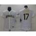 Men's Nike Los Angeles Angels #17 Shohei Ohtani White Elite Throwback Baseball Stitched Jersey