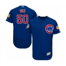 Men's Chicago Cubs #50 Rowan Wick Royal Blue Alternate Flex Base Authentic Collection Baseball Player Stitched Jersey