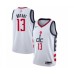 Men's Washington Wizards #13 Thomas Bryant Swingman White Basketball Stitched Jersey - 2019 20 City Edition