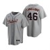 Men's Nike Detroit Tigers #46 Jeimer Candelario Gray Road Stitched Baseball Jersey