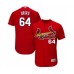 Men's St. Louis Cardinals #64 Ramon Urias Red Alternate Flex Base Authentic Collection Baseball Player Stitched Jersey