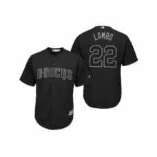 Men's Arizona Diamondbacks #22 Jake Lamb Lambo Black 2019 Players Weekend Replica Stitched Jersey