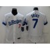 Men's Los Angeles Dodgers #7 Julio Urias White Elite City Player Stitched Jersey