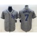 Men's New York Yankees #7 Mickey Mantle Grey Gridiron Cool Base Stitched Jerseys