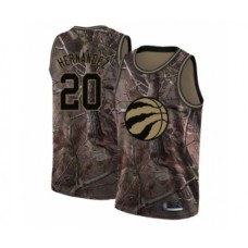 Men's Toronto Raptors #20 Dewan Hernandez Swingman Camo Realtree Collection Basketball Stitched Jersey