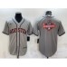 Men's Houston Astros Grey Champions Big Logo Stitched MLB Cool Base Nike Jersey