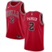 Men's Nike Chicago Bulls #2 Jabari Parker Swingman Red NBA Jersey - Icon Edition