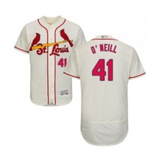 Men's St. Louis Cardinals #41 Tyler O Neill Cream Alternate Flex Base Authentic Collection Baseball Jersey