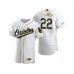 Men's Baltimore Orioles #22 Jim Palmer Nike White Authentic Golden Edition Stitched Jersey