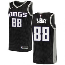 Men's Nike Sacramento Kings #88 Nemanja Bjelica Swingman Black NBA Jersey Statement Edition