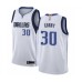 Men's Dallas Mavericks #30 Seth Curry Authentic White Basketball Jersey - Association Edition