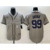 Men's New York Yankees #99 Aaron Judge Gray Cool Base Stitched Baseball Jersey