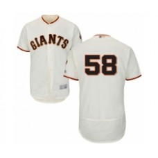 Men's San Francisco Giants #58 Trevor Gott Cream Home Flex Base Authentic Collection Baseball Player Stitched Jersey