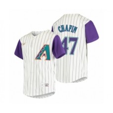 Men's Arizona Diamondbacks #47 Andrew Chafin Nike Cream 2020 Cooperstown Collection Alternate Stitched Jersey