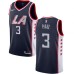 Men's Nike Los Angeles Clippers #3 Chris Paul Swingman Navy Blue NBA Jersey - City Edition