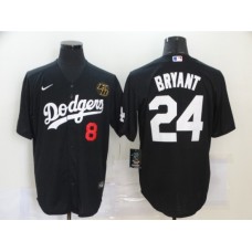 Men's Nike Los Angeles Dodgers Kobe Bryant Black 2020 Cool Base Stitched Jerseys